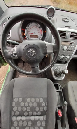 Suzuki Splash cena 8400 przebieg: 181000, rok produkcji 2008 z Kościerzyna małe 79